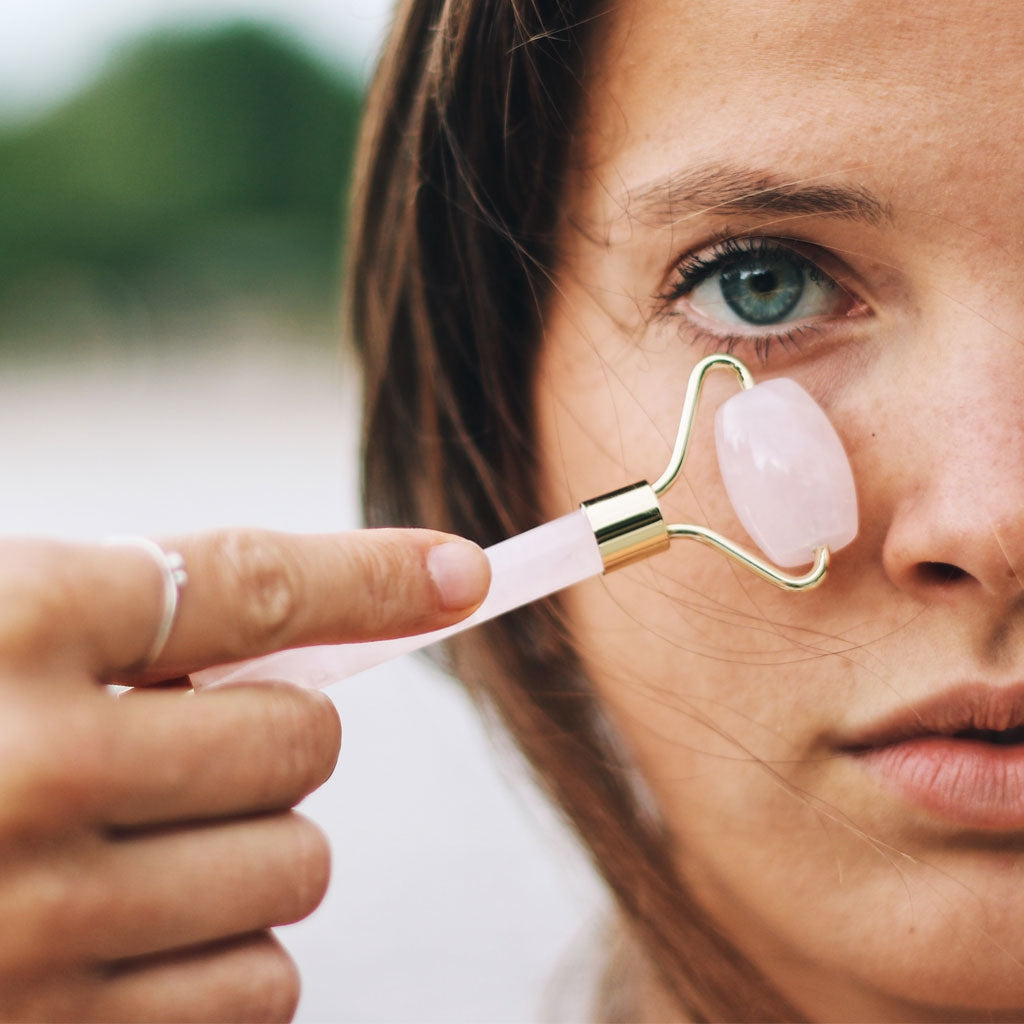 Woodberg Rosenquarz Facial Roller