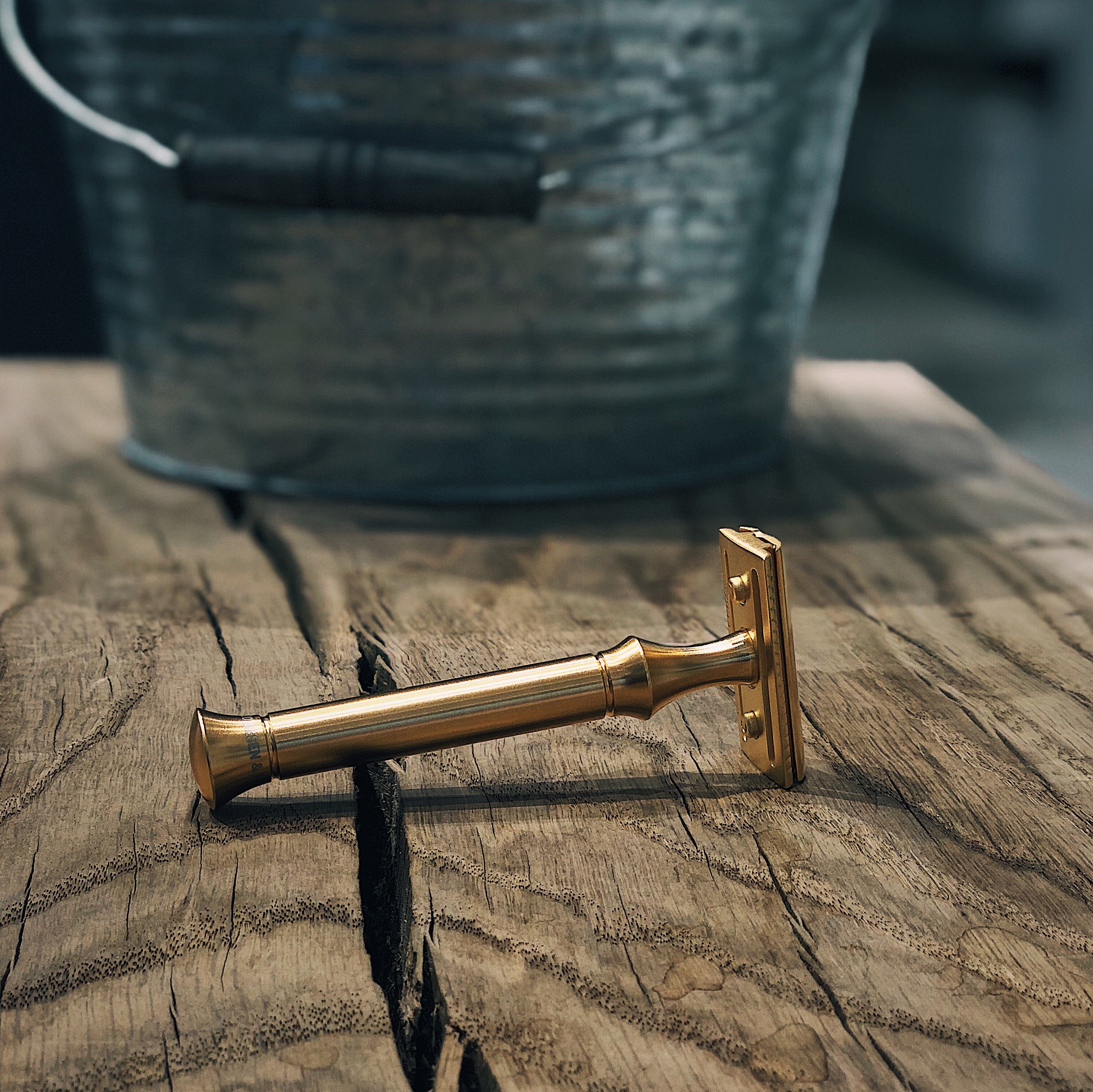 Giesen Forsthoff - Timor Rasierhobel ZÓE – Classic Edition – 24K Gold matt