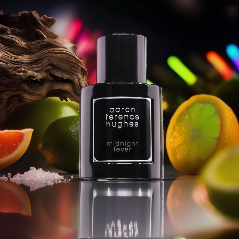 Aaron Terence Hughes Midnight Fever – Extrait de Parfum – 50ml von Aaron Terence Hughes in der Duftnote Aquatic, Gourmand, Woody-Citrus, Spicy