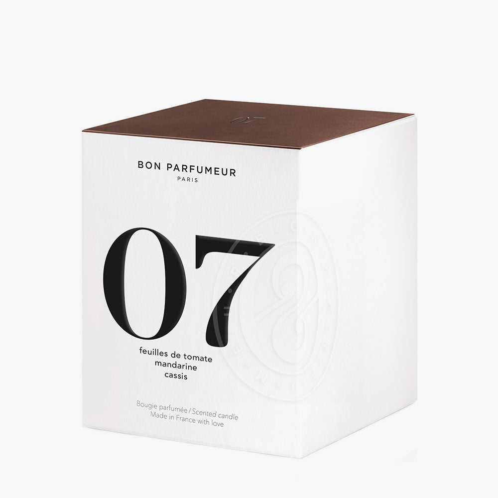 Bon Parfumeur Candle 07 – Tomato Leaves, Mandarin, Cassis