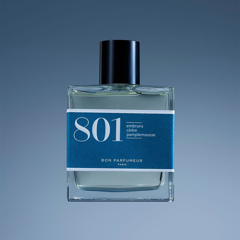 Bon Parfumeur 801 Eau de Parfum – Sea Spray, Cedar, Grapefruit – 30ml von Karine Dubreuil-Sereni in der Duftnote Zitrisch, Aquatisch