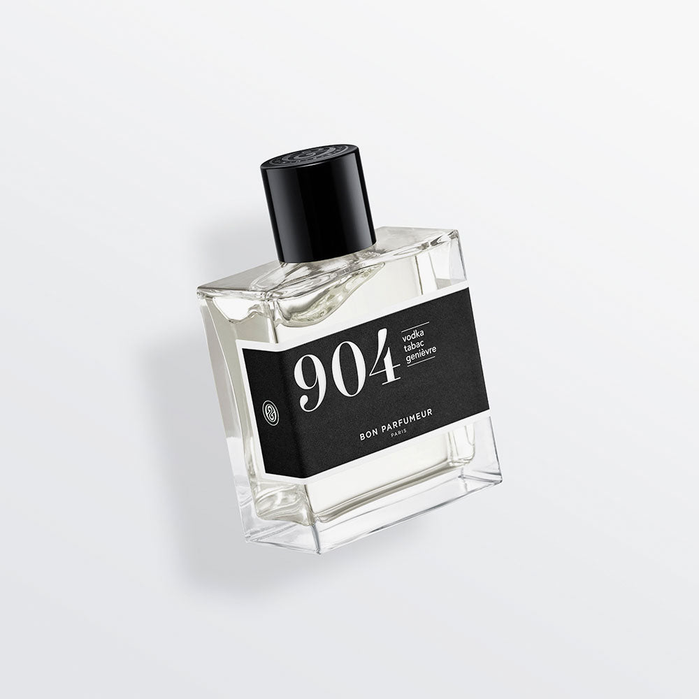 Bon Parfumeur 904 Afterhomework Eau de Parfum – Vodka, Tobacco, Juniper – Sample von Karine Dubreuil-Sereni in der Duftnote Clean, Woody