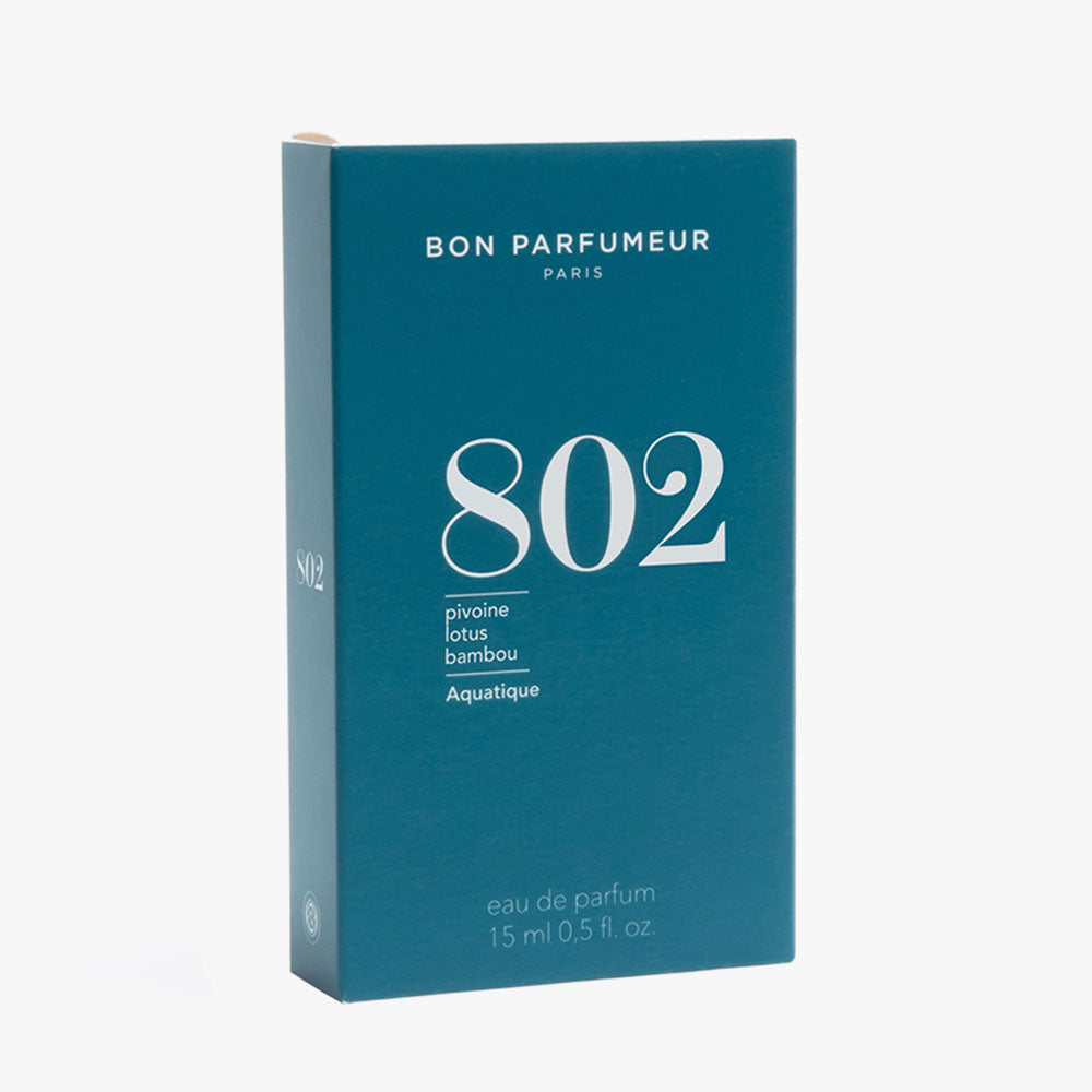 Bon Parfumeur 802 Eau de Parfum – Peony, Lotus, Bamboo – 15ml von Nathalie Koobus in der Duftnote Clean, Floral