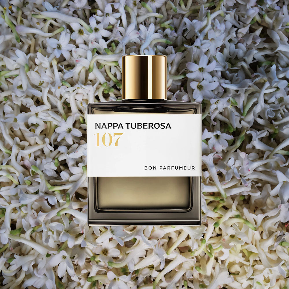 Bon Parfumeur 107 Nappa Tuberosa – Extrait de Parfum – Sample von Serge de Oliveira in der Duftnote Blumig