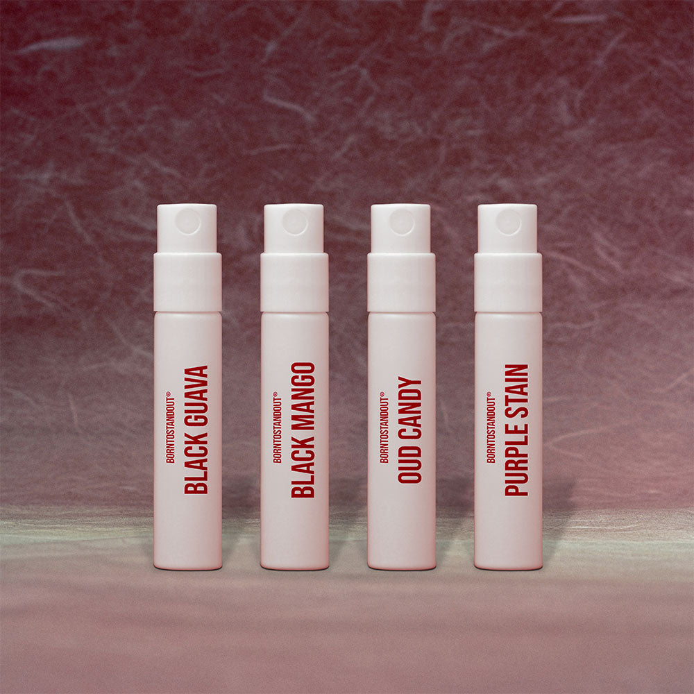 Borntostandout Extrait Extrême Discovery Kit – Extrait de Parfum von Jordi Fernández, Violaine Collas, Margaux Le Paih-Guérin, Suzy Le Helley