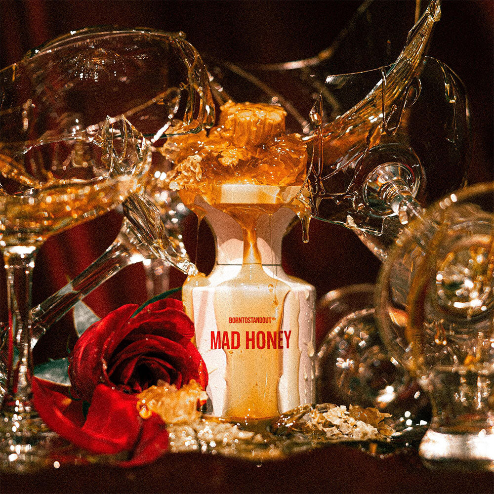 Borntostandout Mad Honey – Eau de Parfum – Sample von Alexander Lee in der Duftnote Aromatisch, Gourmand, Blumig