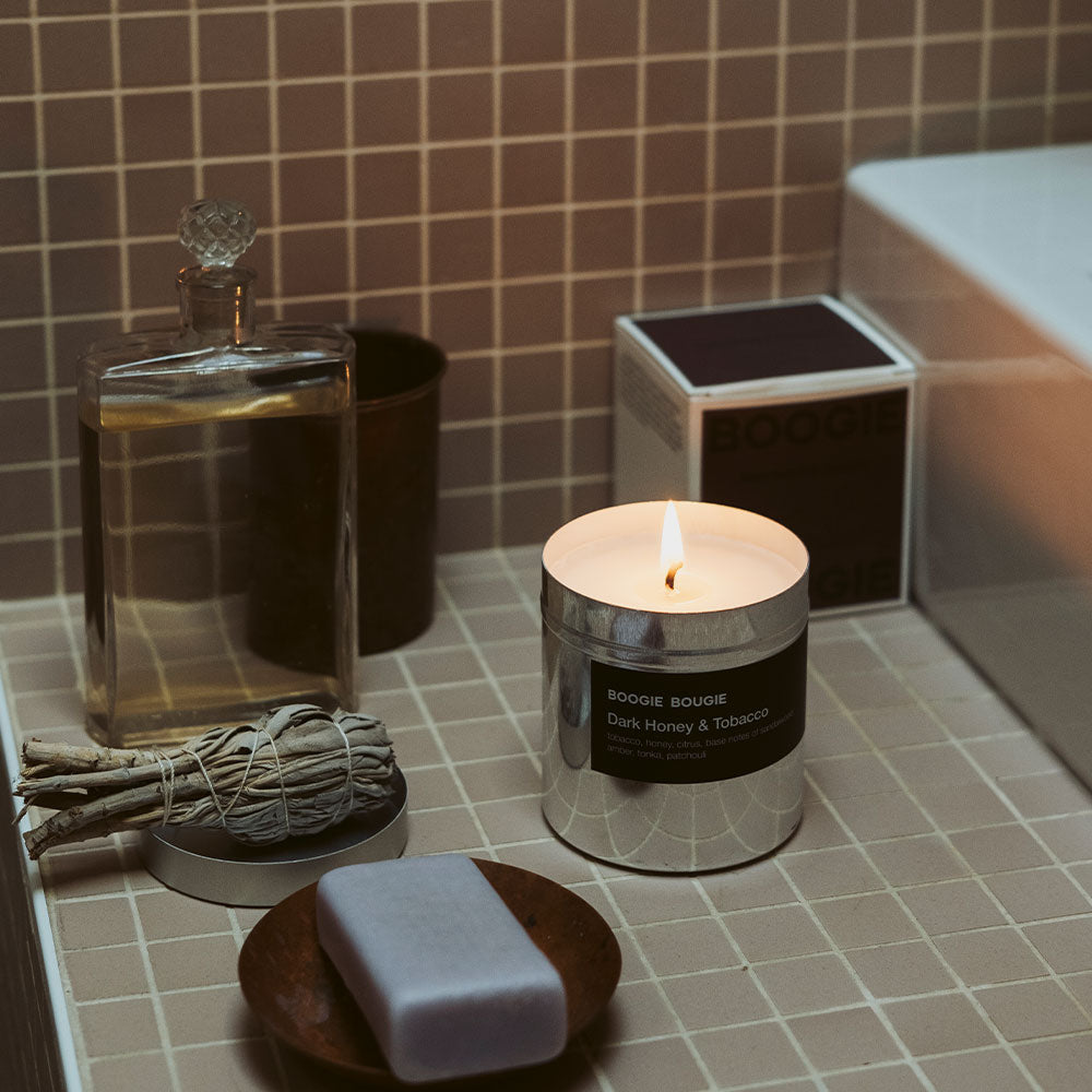 Boogie Bougie Dark Honey & Tobacco – Soy Candle