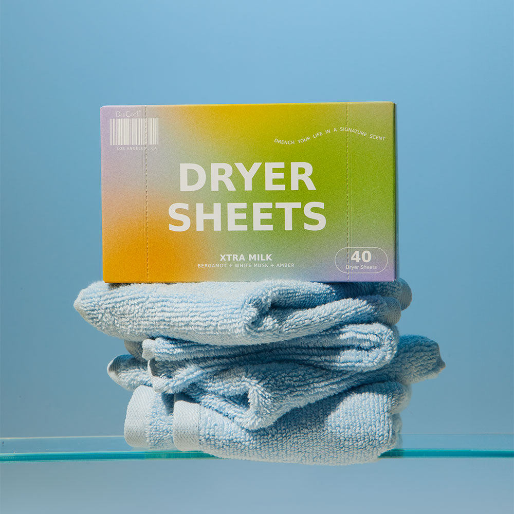 DedCool Xtra Milk – Dryer Sheets in der Duftnote Cremig, Clean