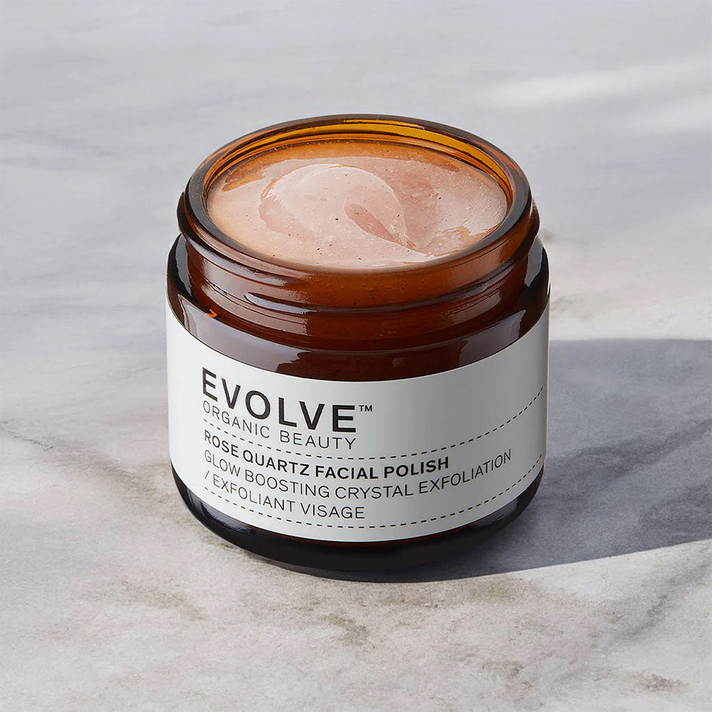 Evolve Beauty Rose Quartz Facial Polish