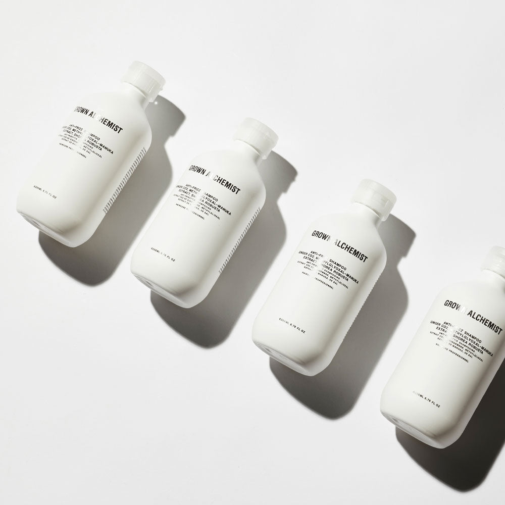 Grown Alchemist Anti-Frizz – Shampoo 0.5: Ginger CO2, Methylglyoxal-Manuka Extract, Shorea Robusta – 200ml