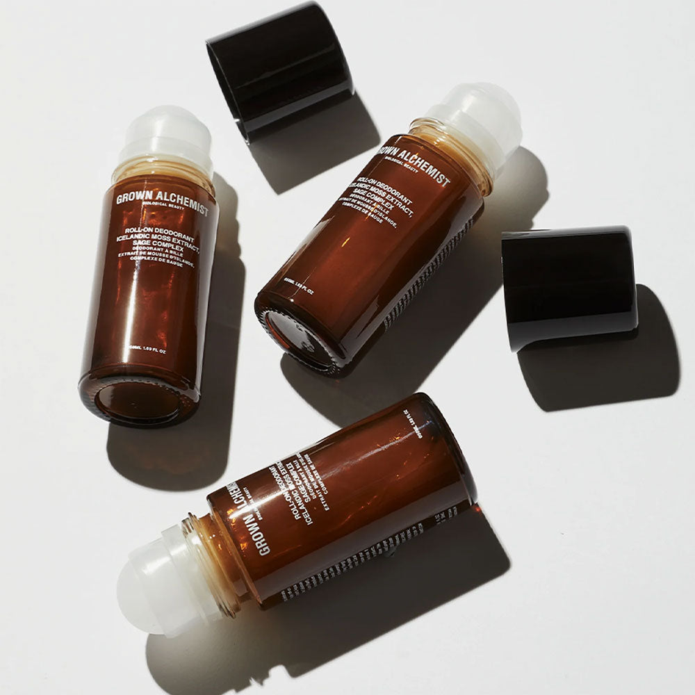 Grown Alchemist Roll-On Deodorant: Icelandic Moss Extract, Sage Complex