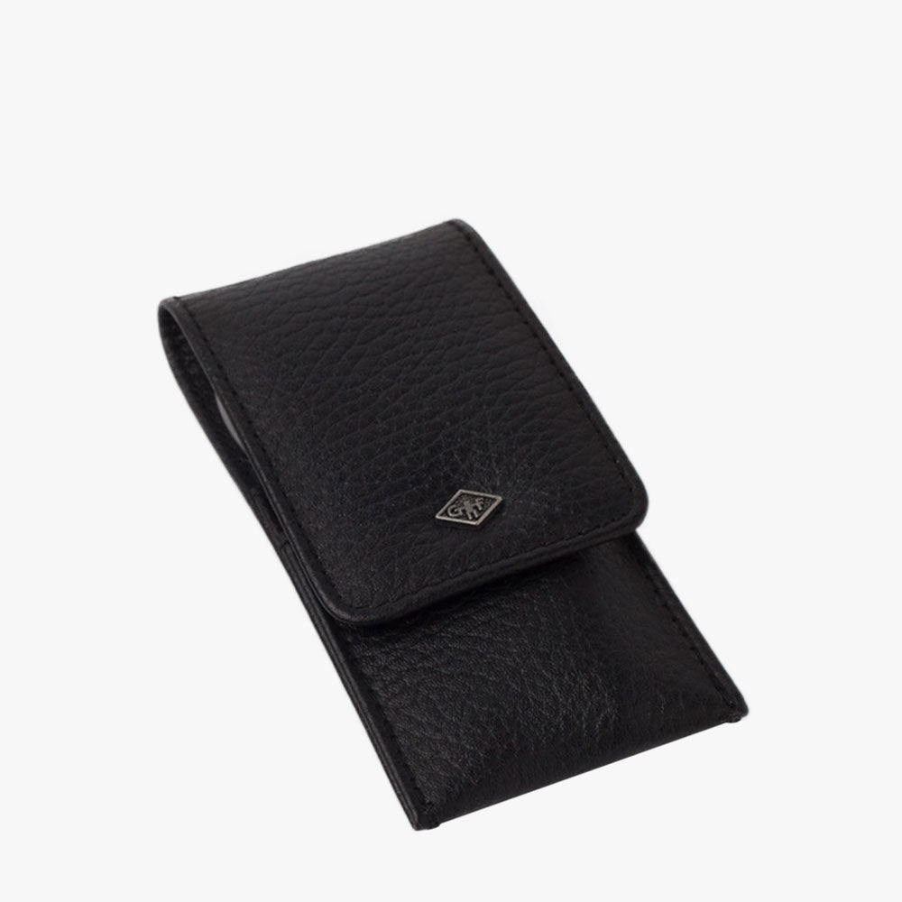 Giesen Forsthoff - Timor Maniküre-Set 3-teilig schwarzes, genarbtes Rindleder