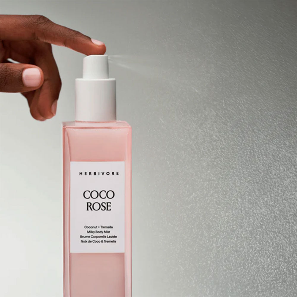 Herbivore Botanicals Coco Rose Milky Body Mist in der Duftnote Blumig, Fruchtig, Cremig