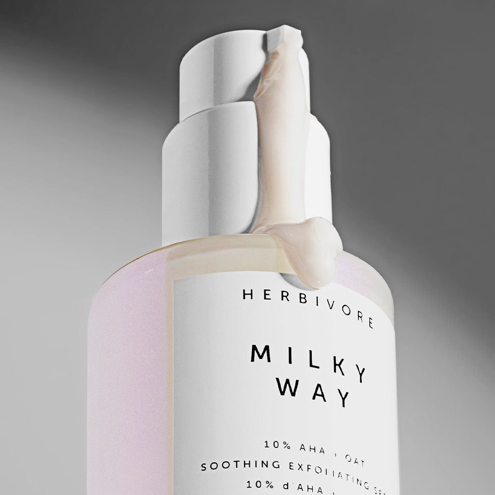 Herbivore Botanicals Milky Way 10% AHA + Oat Soothing Exfoliating Serum