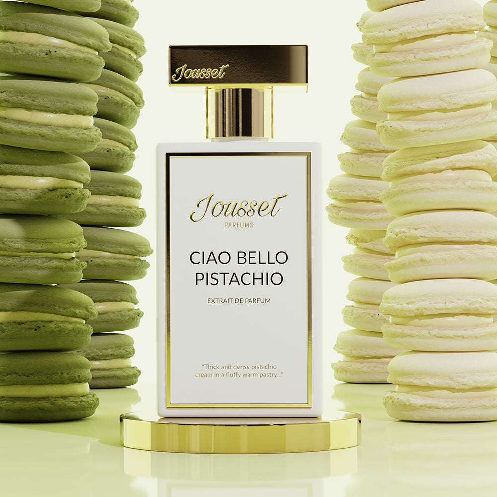 Jousset Parfums Ciao Bello Pistachio – Extrait de Parfum – 50ml von Jimmy Bodin in der Duftnote Gourmand, Spicy