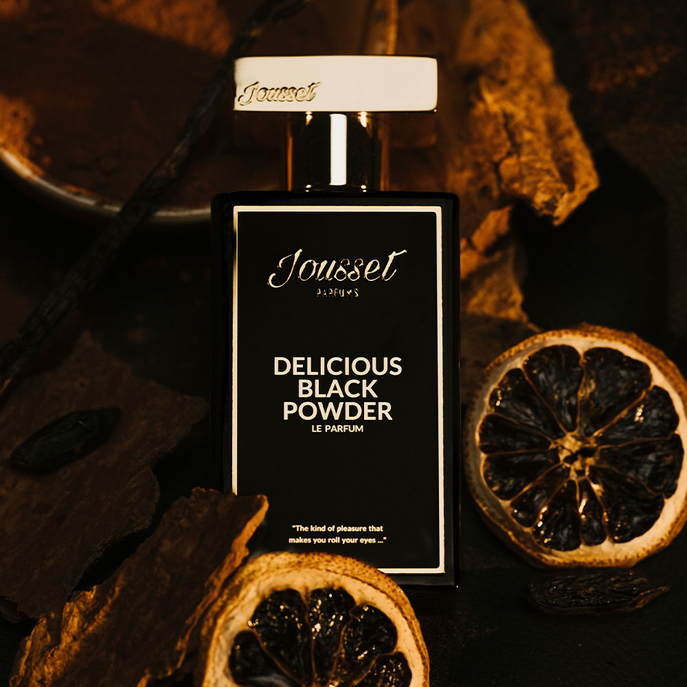 Jousset Parfums Delicious Black Powder – Extrait de Parfum – 50ml von Jimmy Bodin in der Duftnote Gourmand, Powdery