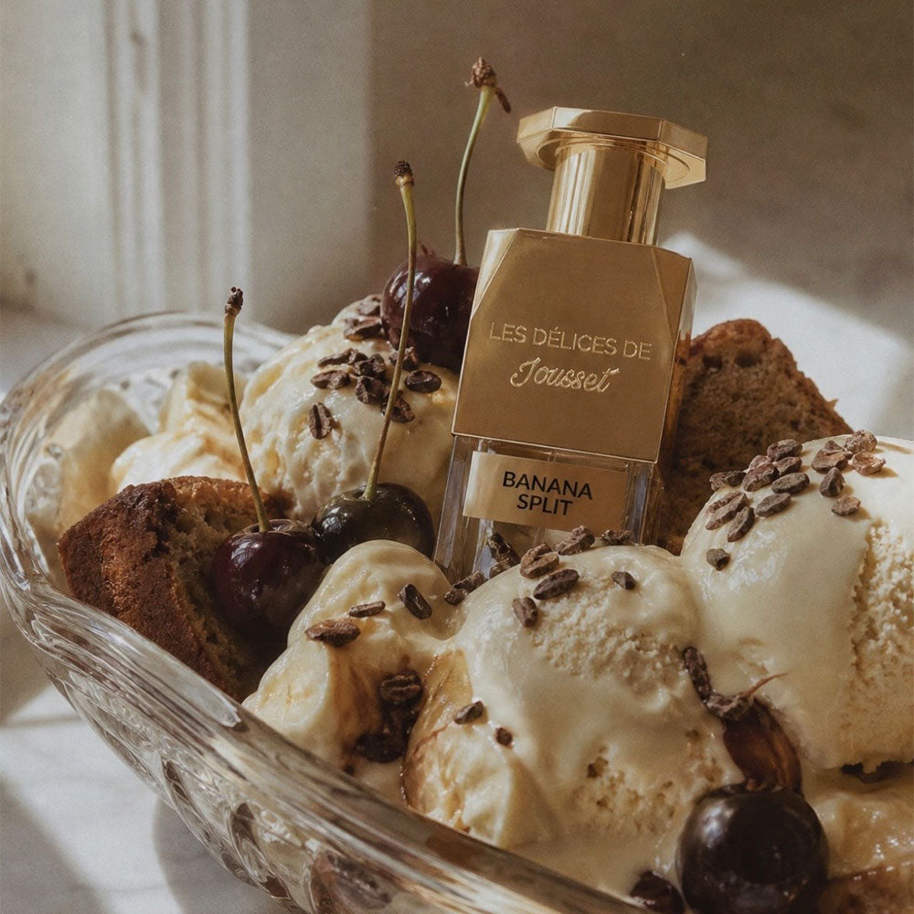 Jousset Parfums Banana Split – Extrait de Parfum – 30ml von Jimmy Bodin in der Duftnote Gourmand, Creamy