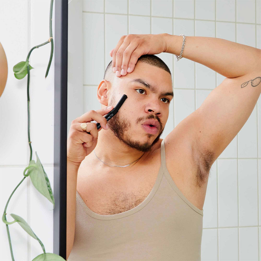 Leaf Shave Leaf Dermaplaner – Black