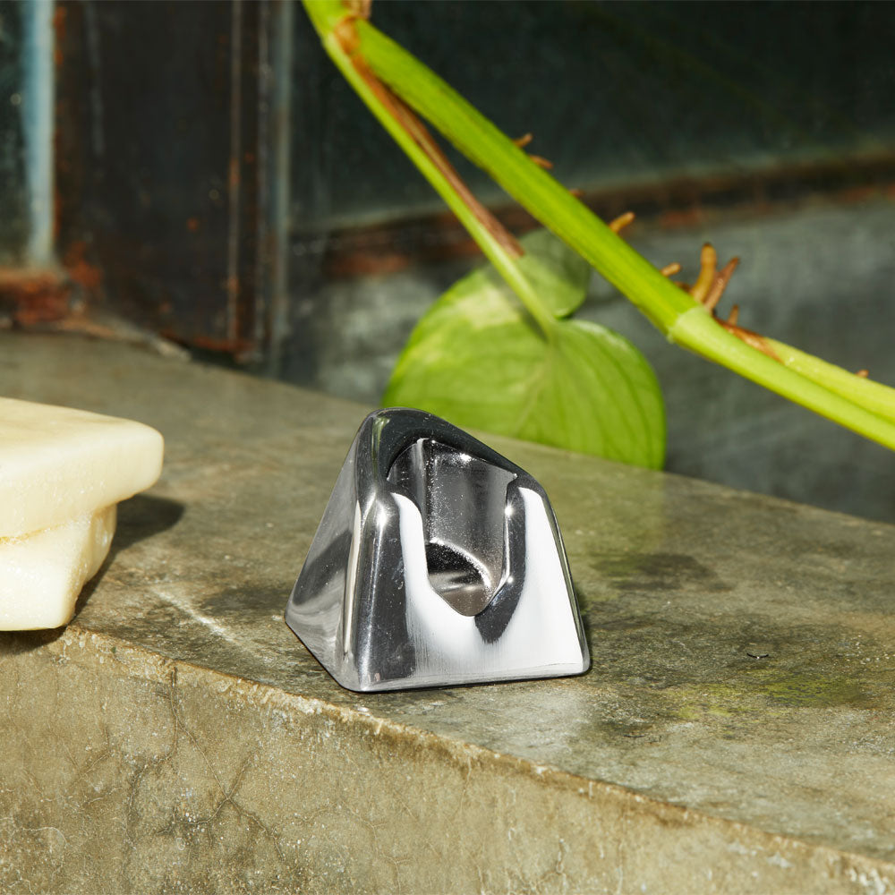 Leaf Shave Der Leaf Razor Stand – Chrom