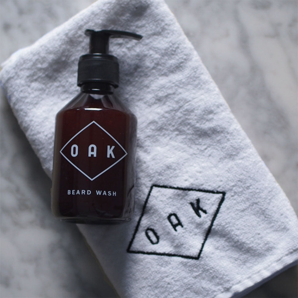 OAK Beard Wash & Towel Kit
