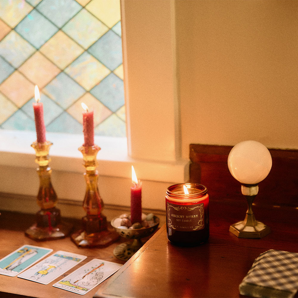 P.F. Candle Co. Equinox Line: Ancient Mhyrr – Limited Soy Candle Standard Size