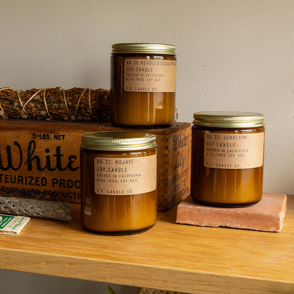 P.F. Candle Co. Neroli & Eucalyptus – Soy Candle Standard Size