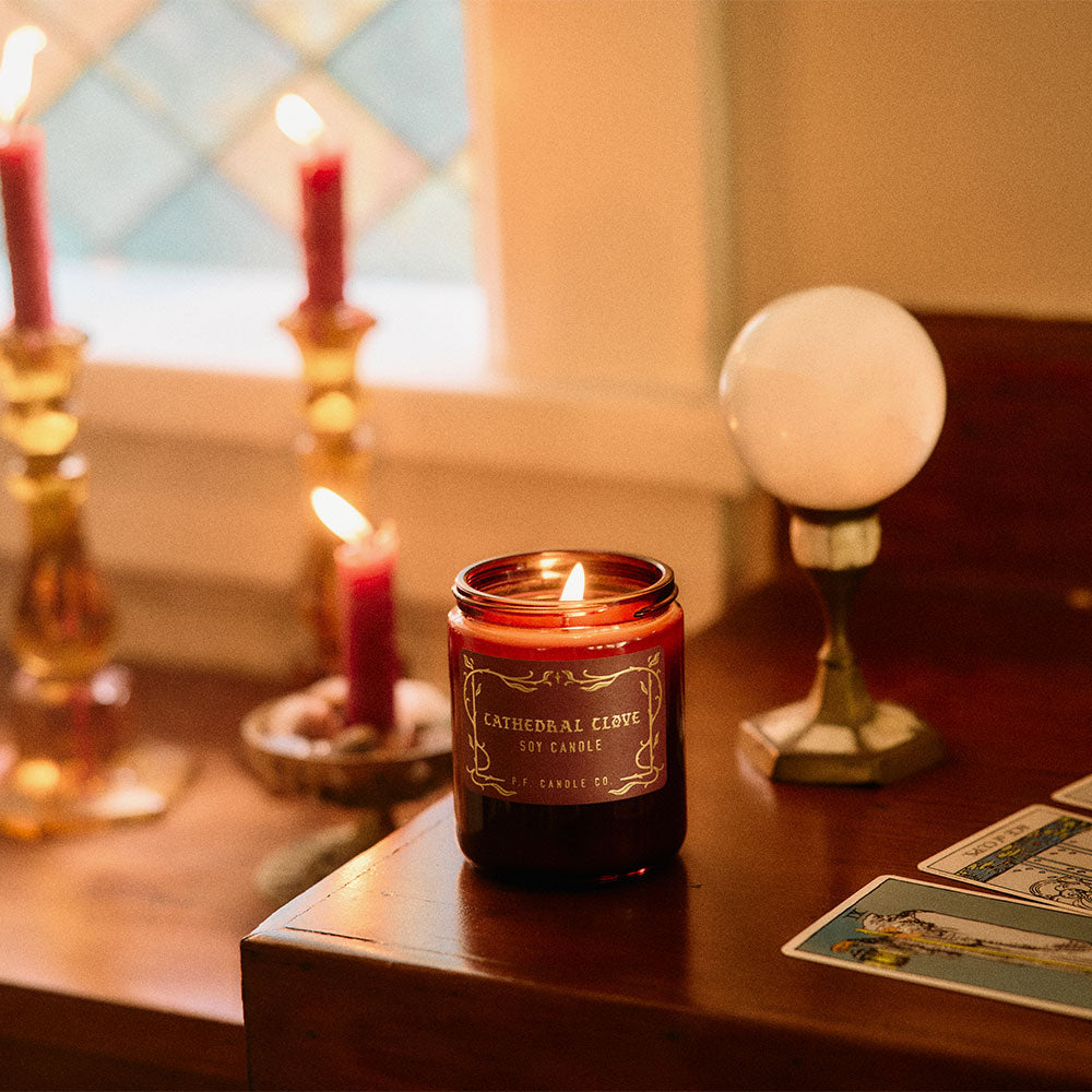 P.F. Candle Co. Equinox Line: Cathedral Clove – Limited Soy Candle Standard Size