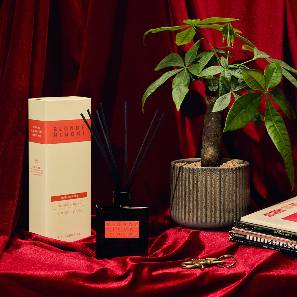 P.F. Candle Co. Hi-Fi Line: Blonde Hinoki – Reed Diffuser