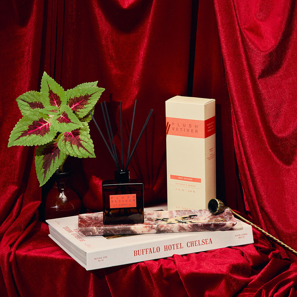 P.F. Candle Co. Hi-Fi Line: Plush Vetiver – Reed Diffuser
