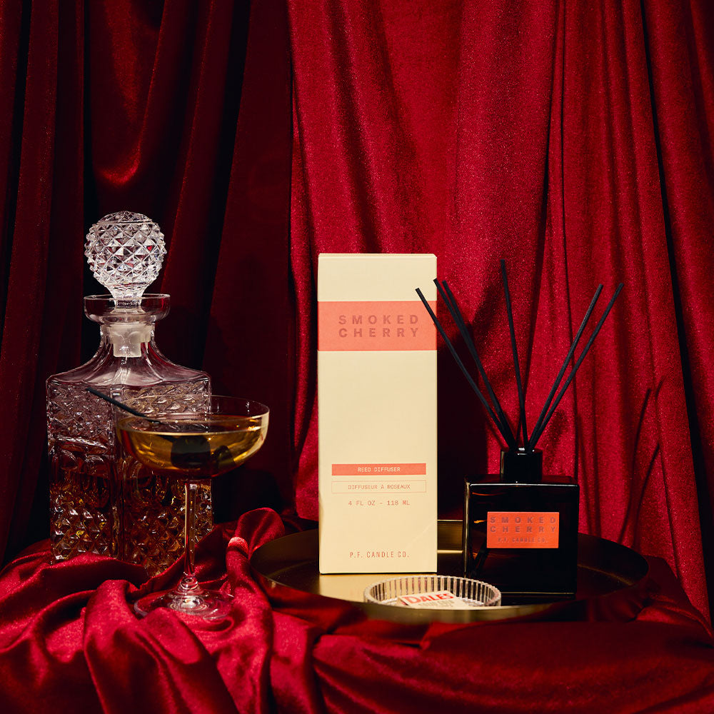 P.F. Candle Co. Hi-Fi Line: Smoked Cherry – Reed Diffuser