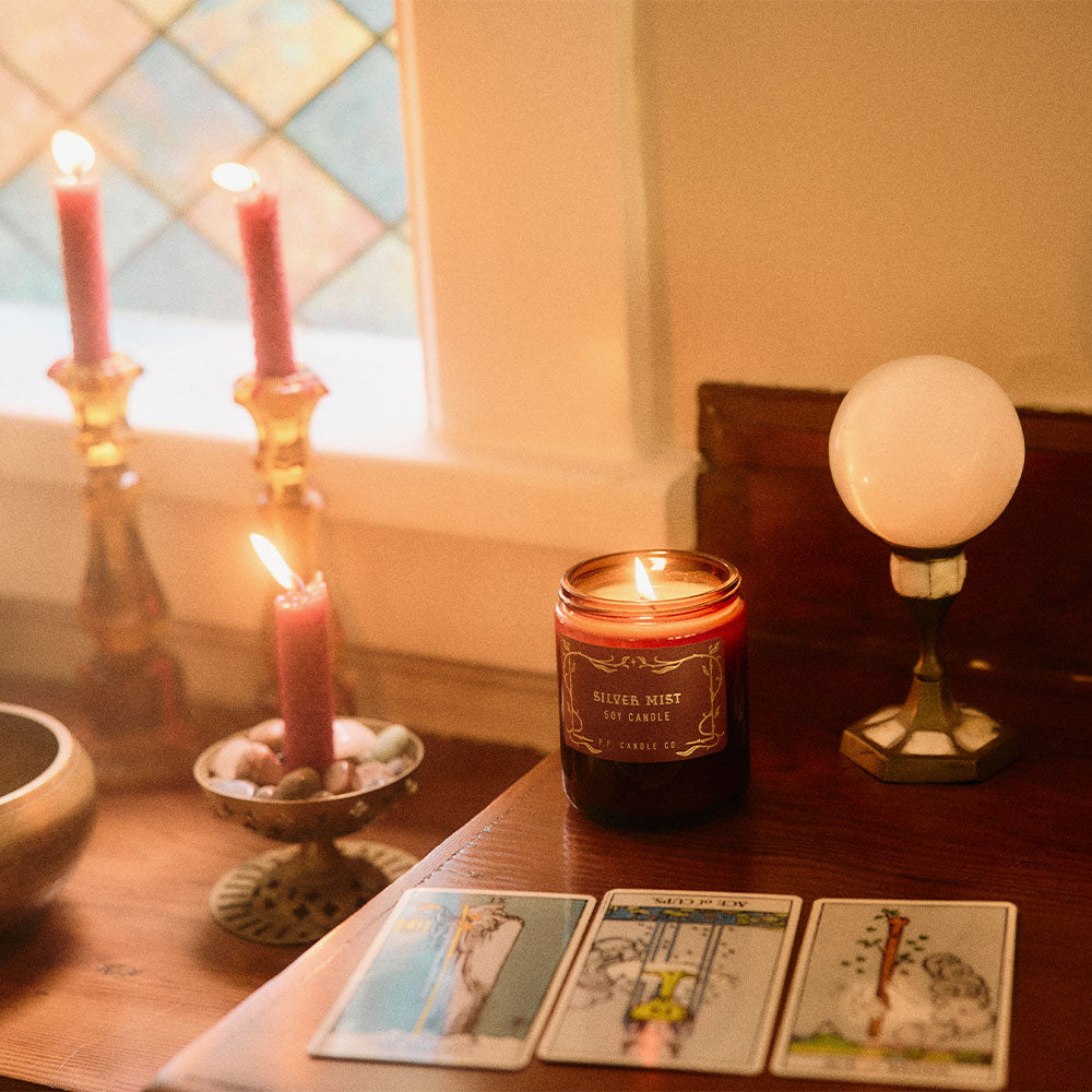 P.F. Candle Co. Equinox Line: Silver Mist – Limited Soy Candle Standard Size