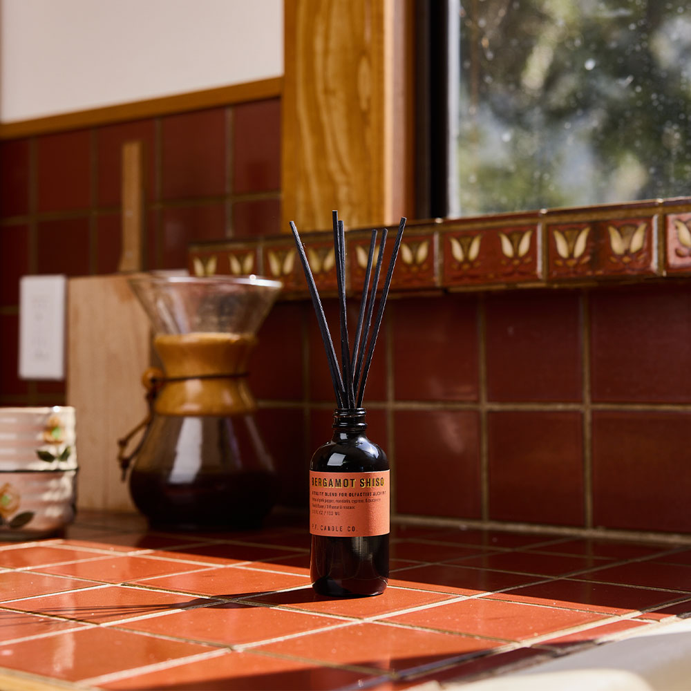 P.F. Candle Co. Alchemy Line: Bergamot Shiso – Reed Diffuser