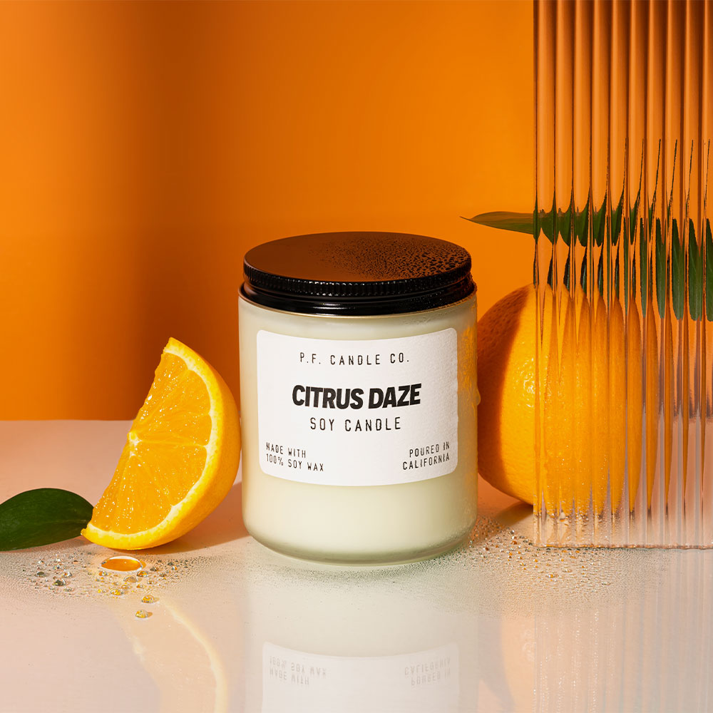 P.F. Candle Co. Citrus Daze – Soy Candle Standard Size