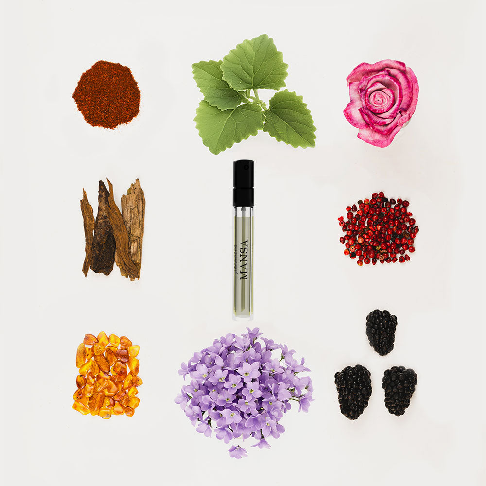 Pernoire Mansa – Extrait de Parfum – Travel Size von Vincent Micotti in der Duftnote Fruity, Woody