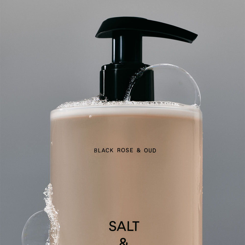 Salt & Stone Body Wash – Black Rose & Oud