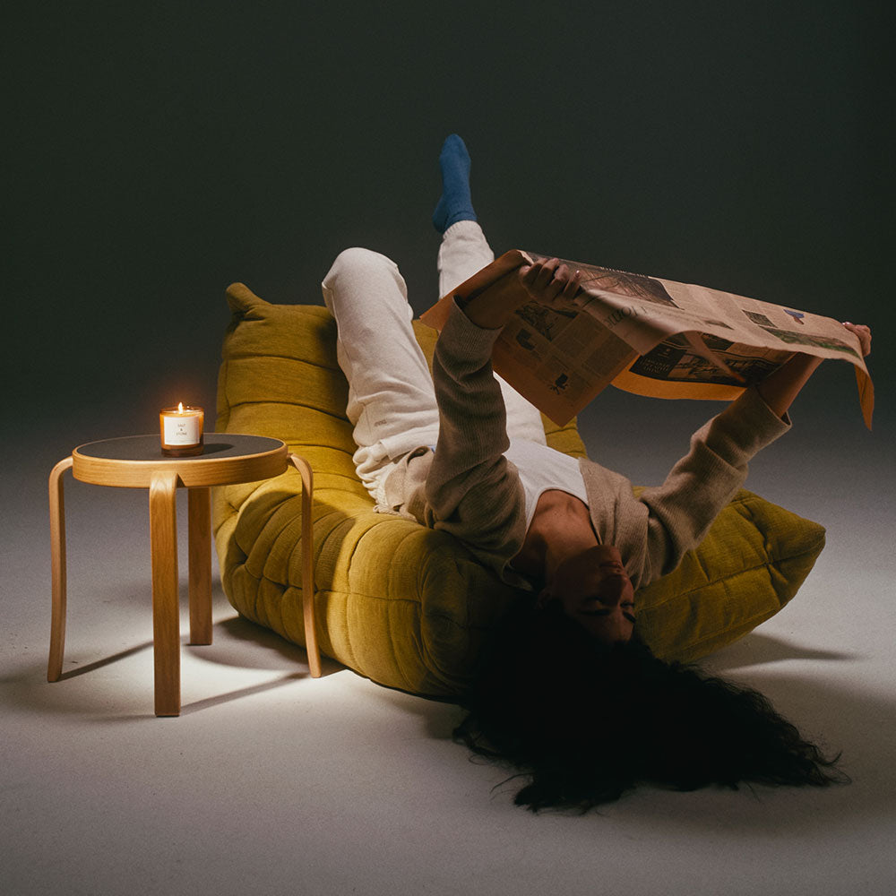 Salt & Stone Candle – Black Rose & Oud