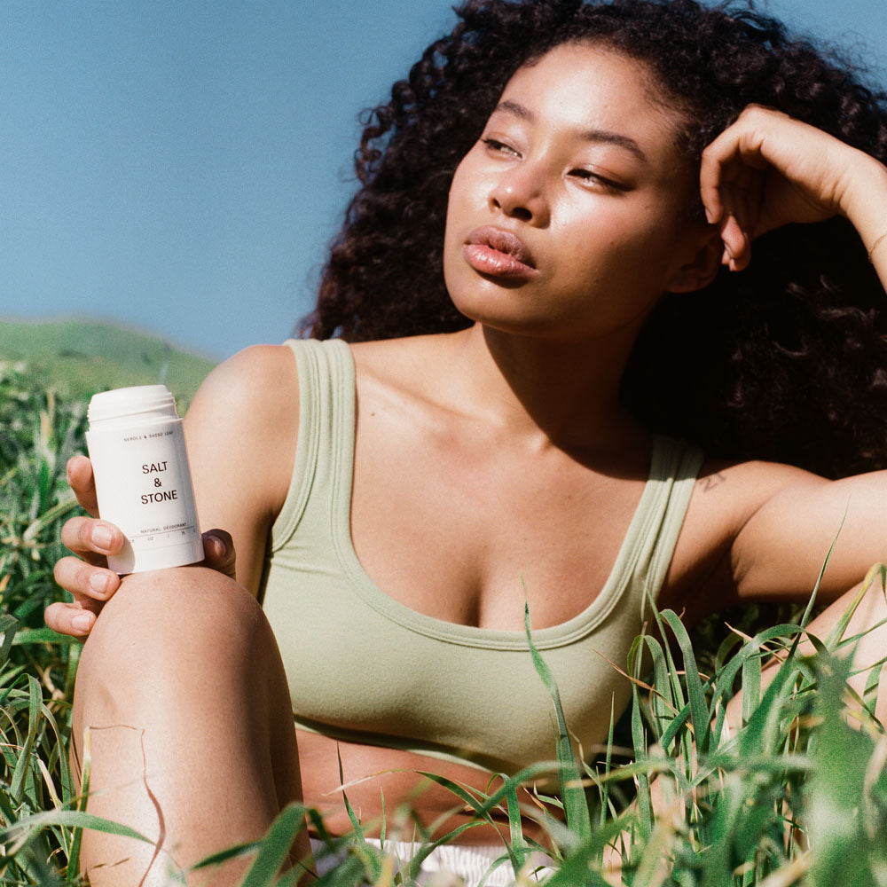 Salt & Stone Natural Deodorant – Neroli & Basil (Extra Strength)