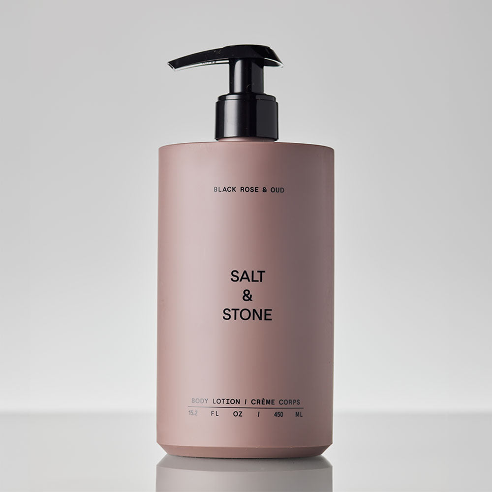 Salt & Stone Body Lotion – Black Rose & Oud – 450ml