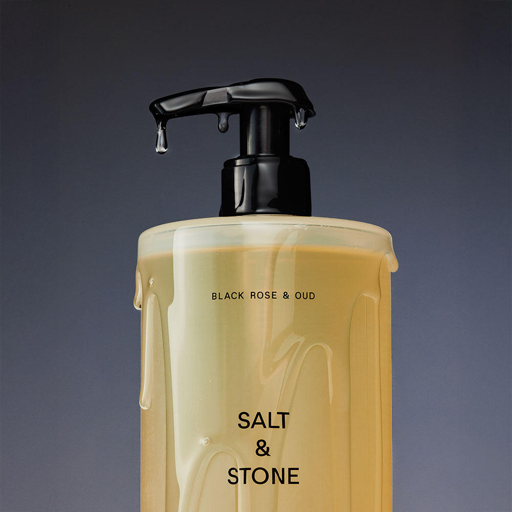 Salt & Stone Body Wash – Black Rose & Oud