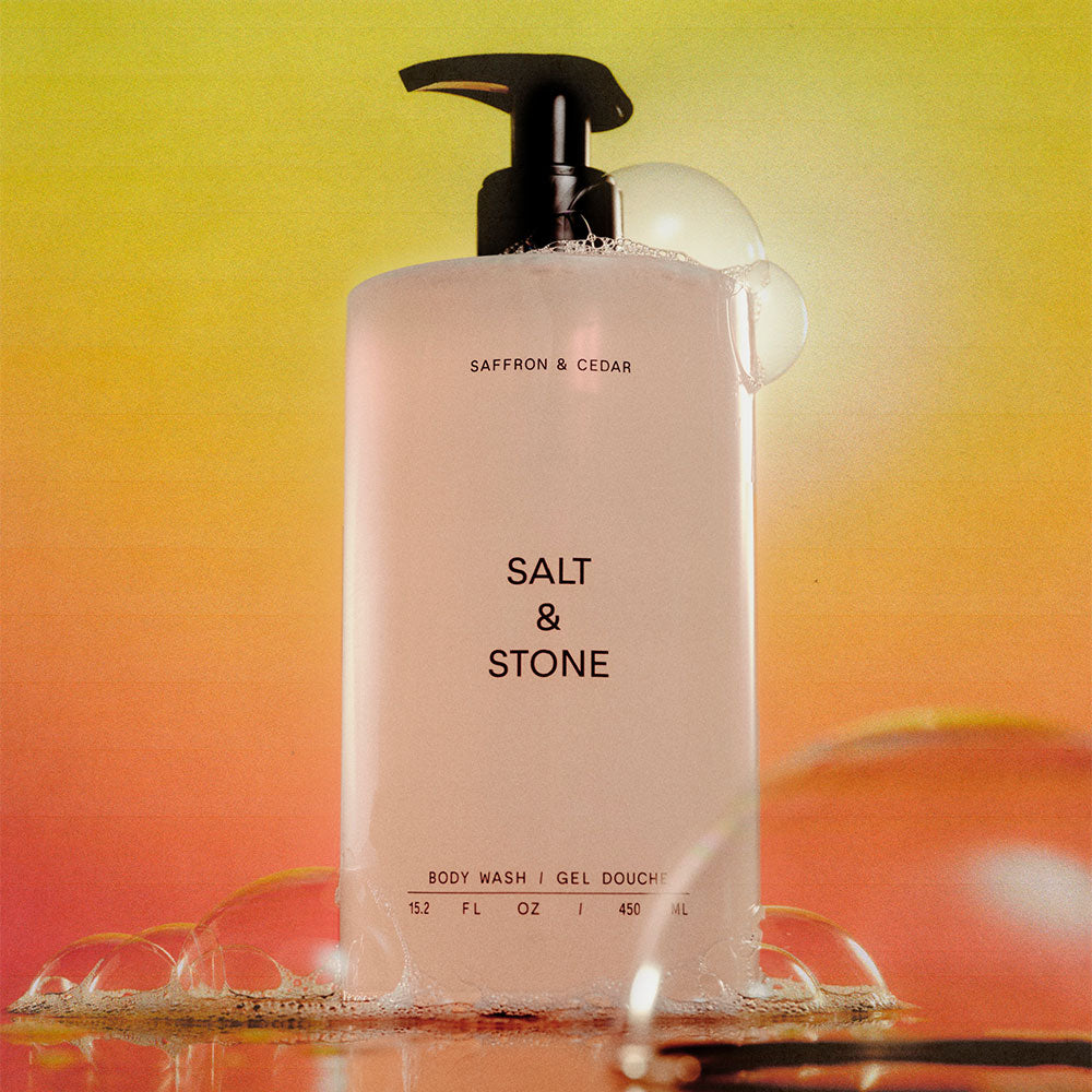 Salt & Stone Body Wash – Saffron & Cedar