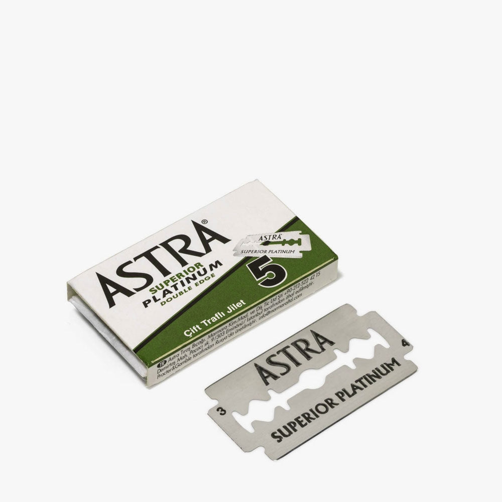 Astra Superior Platinum Double Edge Razor Blade (100 pcs.)