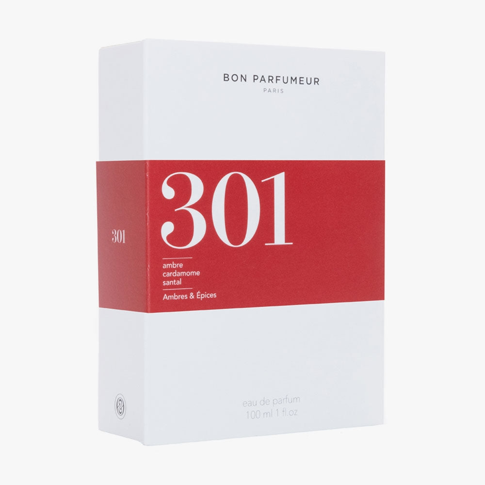 Bon Parfumeur 301 Eau de Parfum – Santal, Ambre, Cardamome – 100ml von Nathalie Koobus in der Duftnote Aromatisch, Holzig