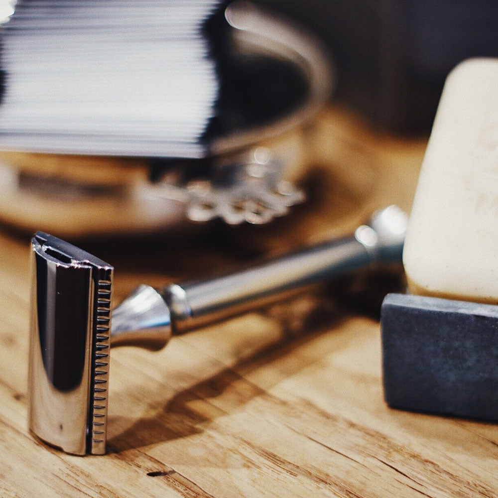 Giesen Forsthoff - Timor Rasierhobel Edelstahl geschlossener Kamm 100mm