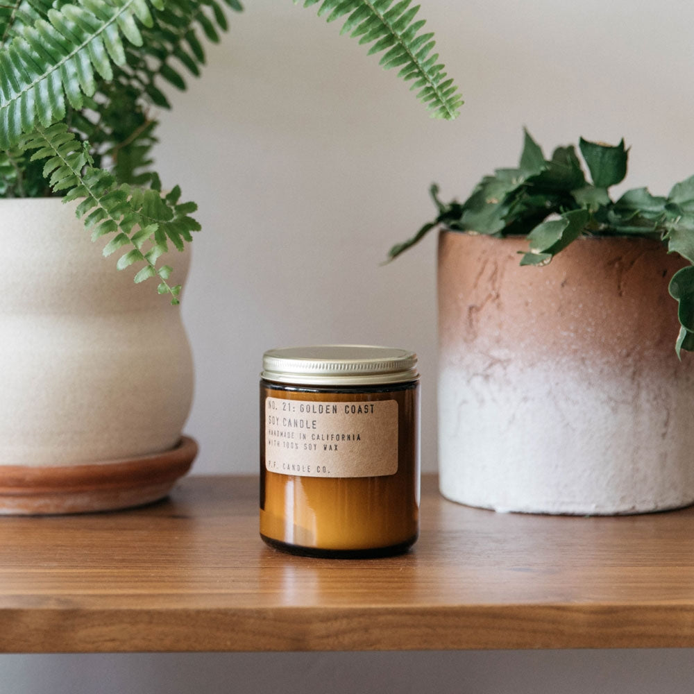 P.F. Candle Co. Golden Coast – Soy Candle Standard Size