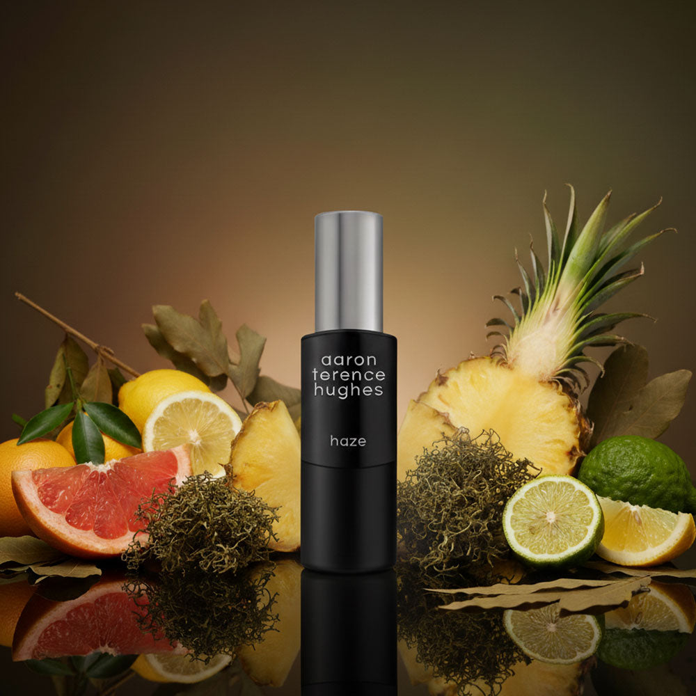 Aaron Terence Hughes Haze – Extrait de Parfum – 10ml von Aaron Terence Hughes in der Duftnote Fruchtig, Zitrisch, Holzig-Zitrisch