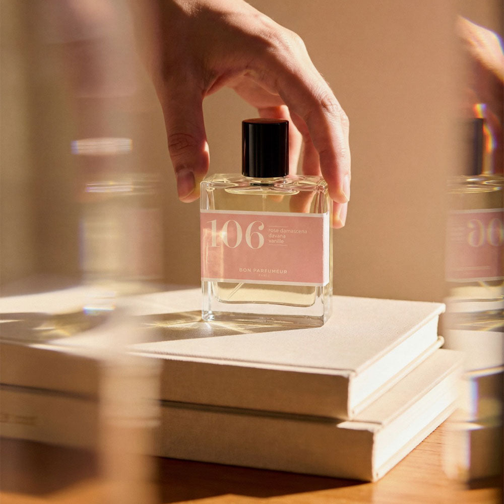 Bon Parfumeur 106 Eau de Parfum – Rose Damascena, Davana, Vanilla – 30ml von Caroline Dumur in der Duftnote Blumig, Cremig