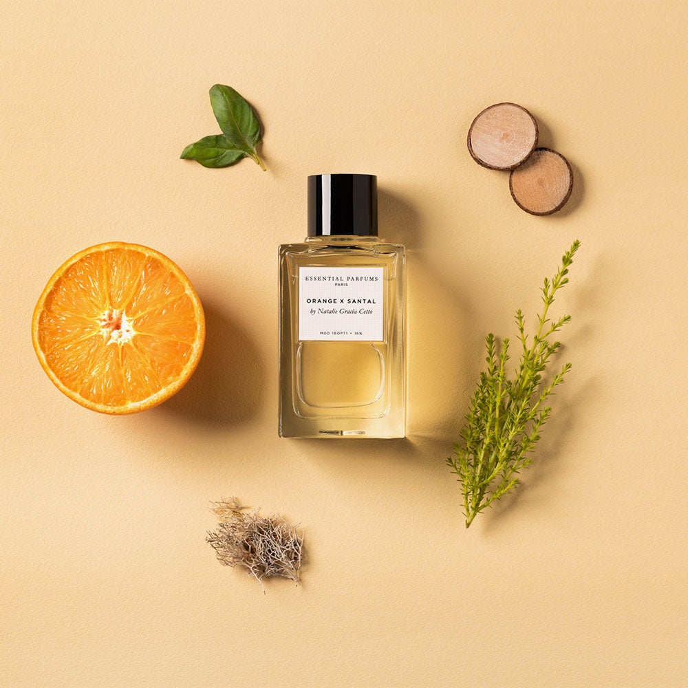 Essential Parfums Orange X Santal – Eau de Parfum – 100ml von Natalie Gracia Cetto in der Duftnote Zitrisch, Holzig