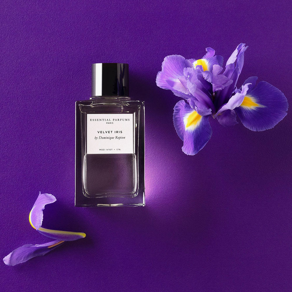 Essential Parfums Velvet Iris – Eau de Parfum – 100ml von Dominique Ropion in der Duftnote Pudrig, Holzig, Ledrig