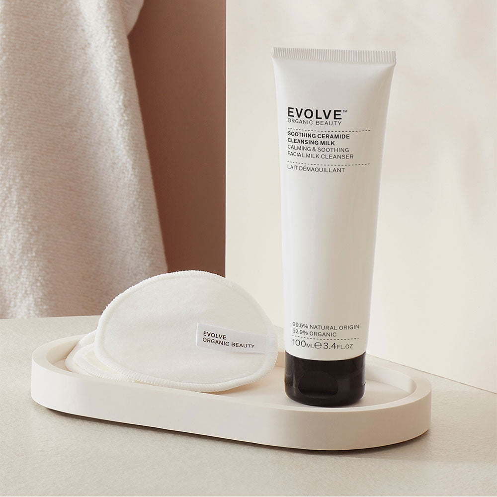 Evolve Beauty Soothing Ceramide Cleansing Milk