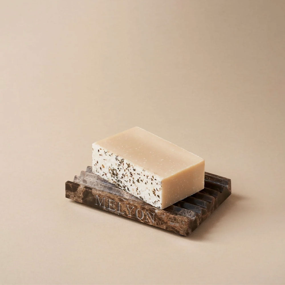 Melyon Marble Dish – Dark Emperador